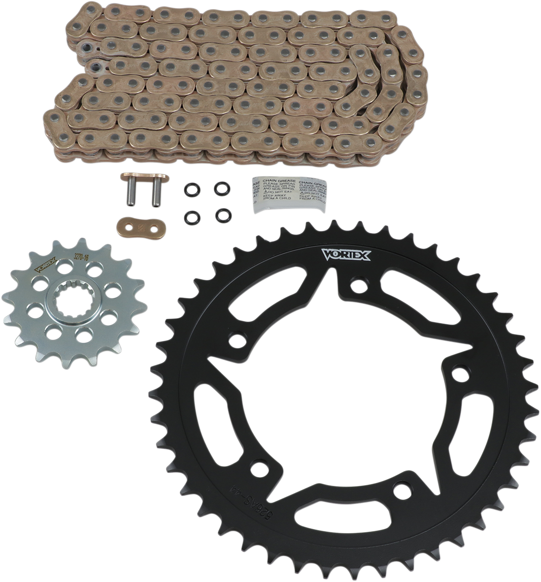 Vortex Chain And Sprocket Kit - HFRS - Gold - Suzuki GSX-R750/1000