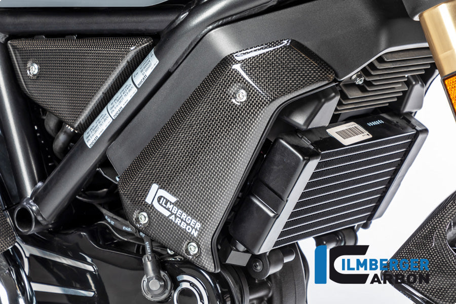 Ilmberger Carbon Radiator Cover Right Surface Ducati Scrambler 1100 From 2017