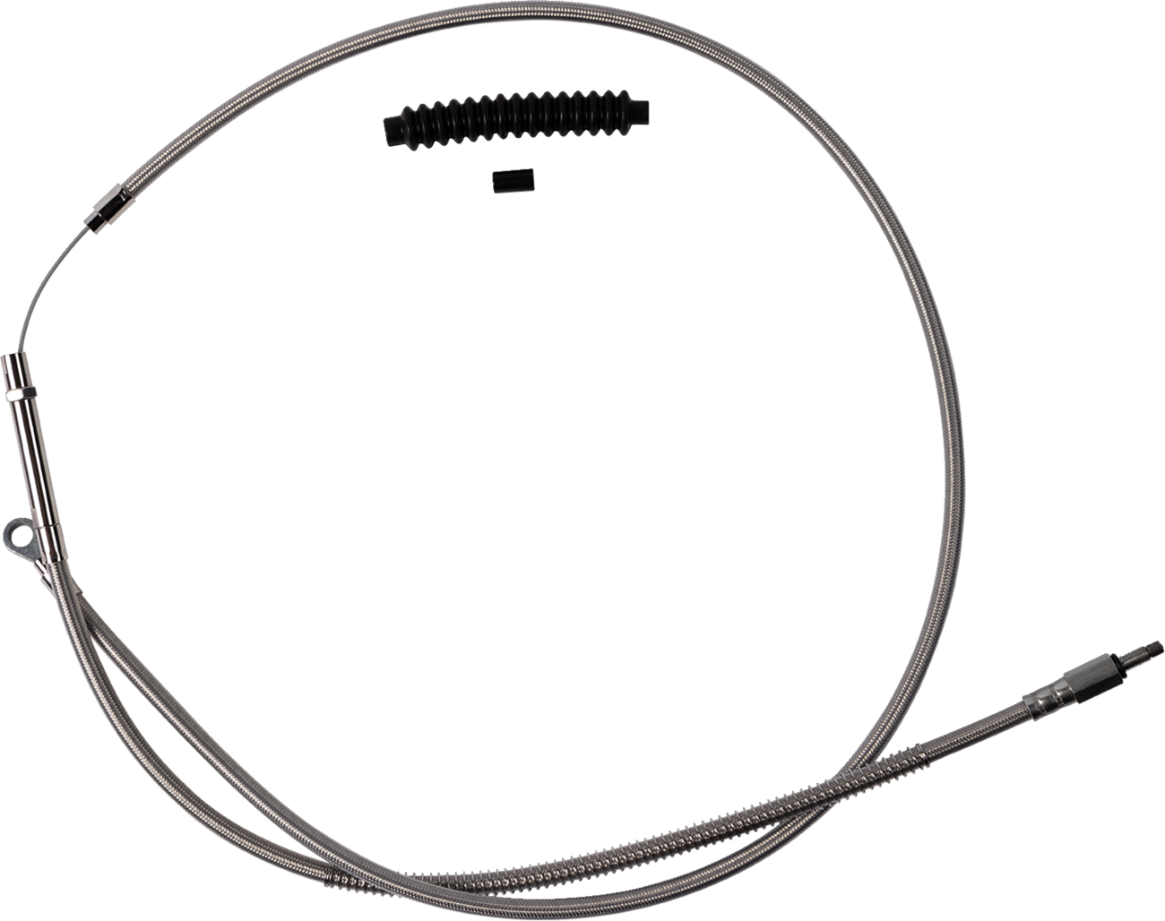 Barnett High-Efficiency Stainless Steel Clutch Cable For Harley-Davidson - +6" - '21-'24 FL