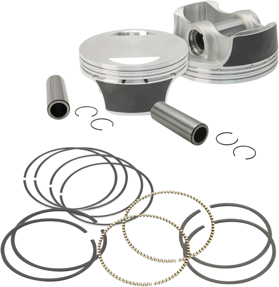 S&S Cycle Piston Kit - For 97" Big Bore Kit - 3.927" - Standard