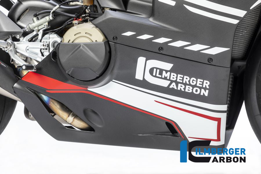 Ilmberger Carbon Belly Pan Ducati Panigale V4 Racing - Gloss