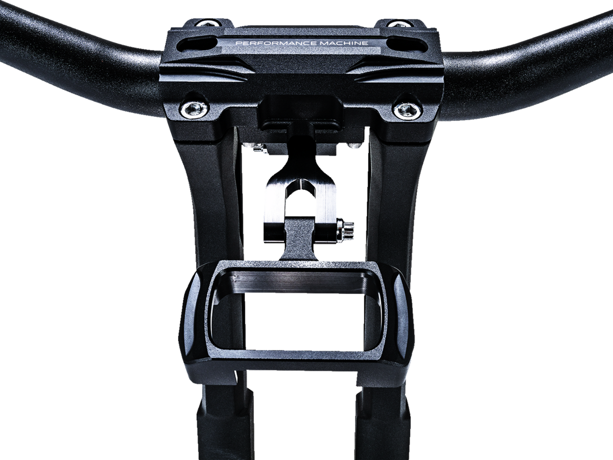 Performance Machine (PM) Gauge Relocation Kit - Black Ops® - Softail