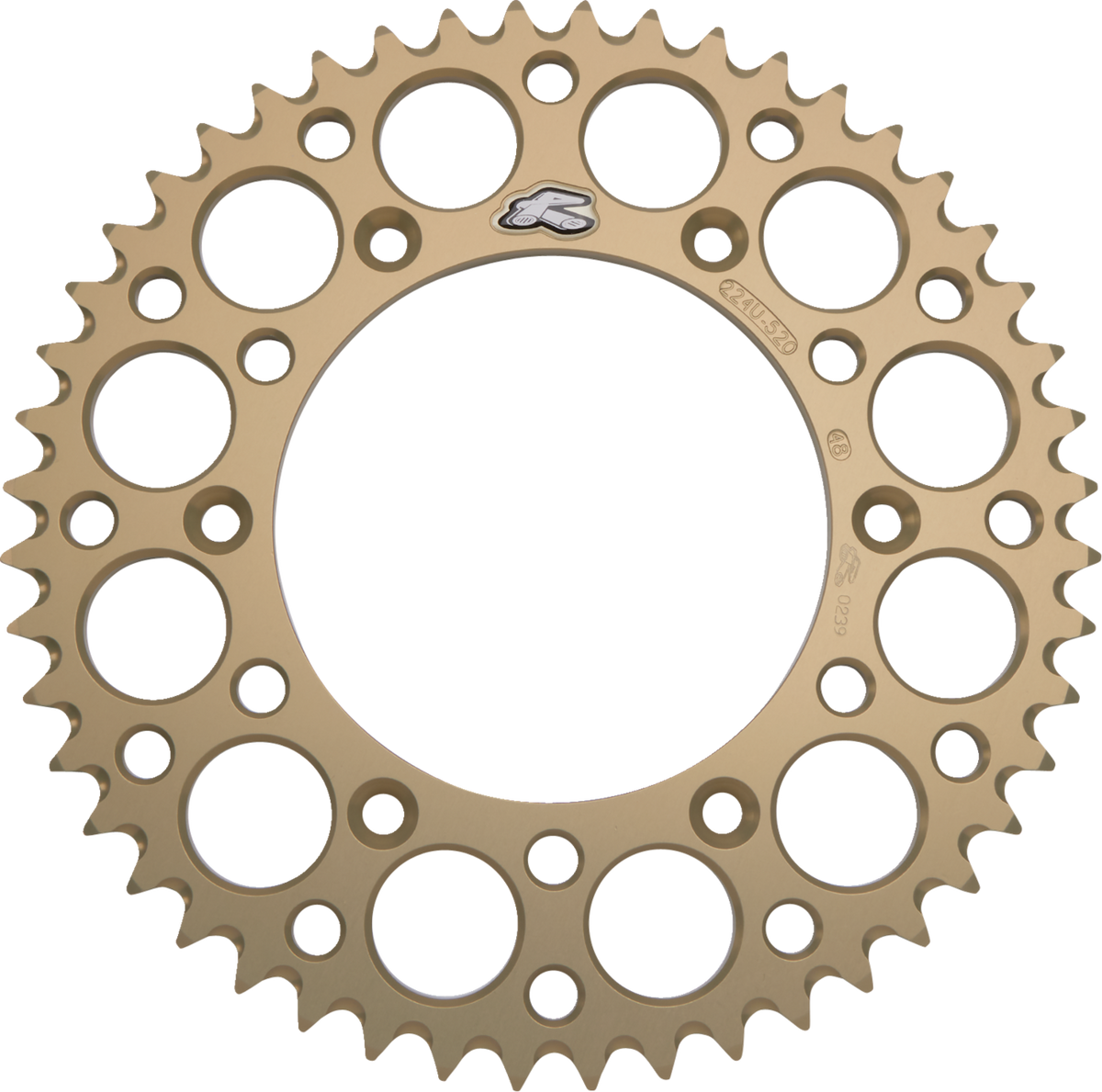 Renthal Rear Sprocket - Aluminum - 48 Tooth - Hard Anodized