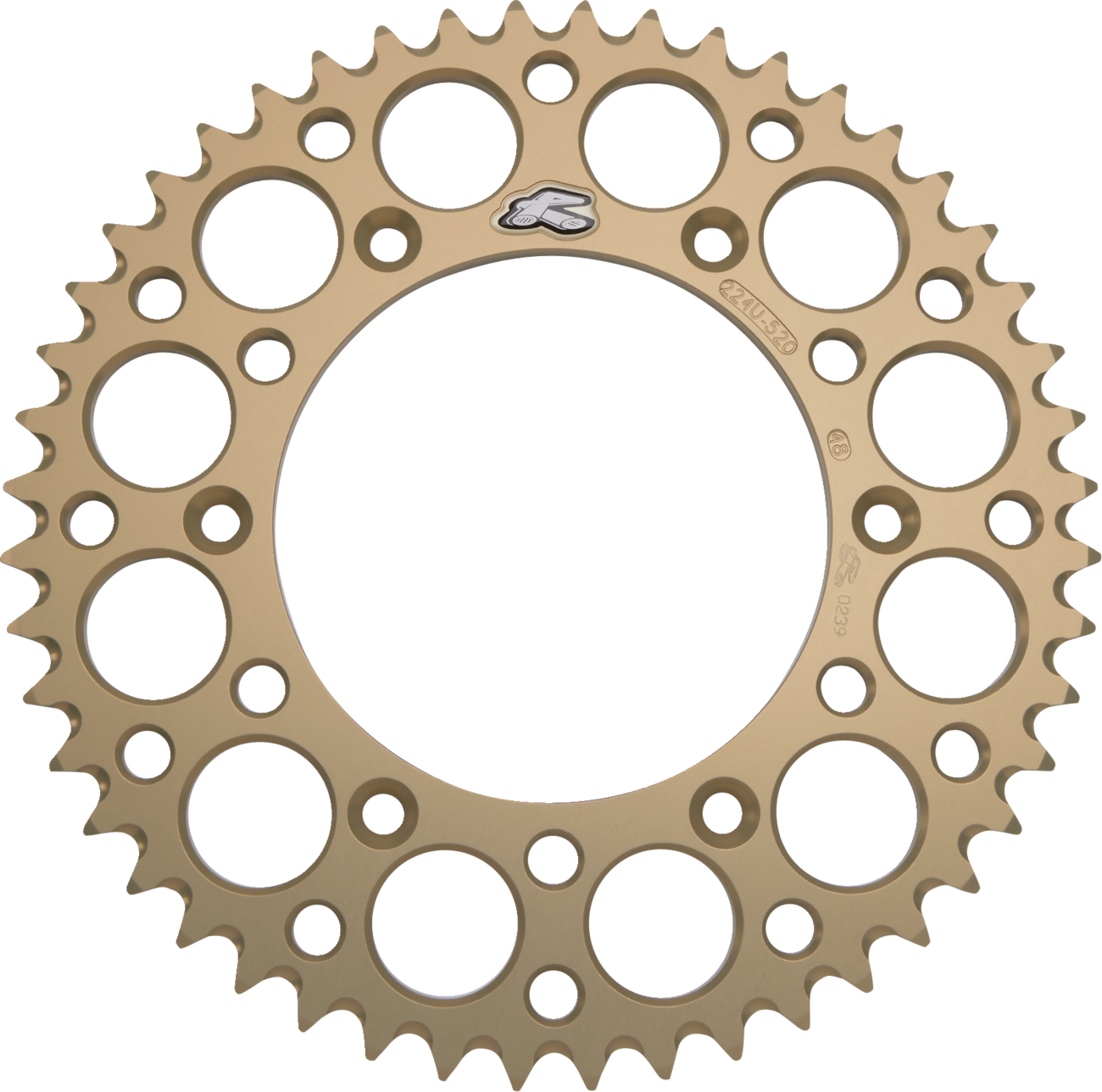 Renthal Rear Sprocket - Aluminum - 48 Tooth - Hard Anodized