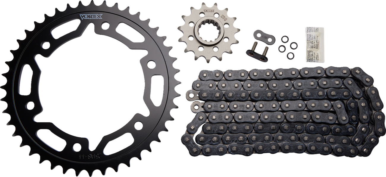 Vortex Chain And Sprocket Kit - HFRS - Black - Honda CBR1000 RR