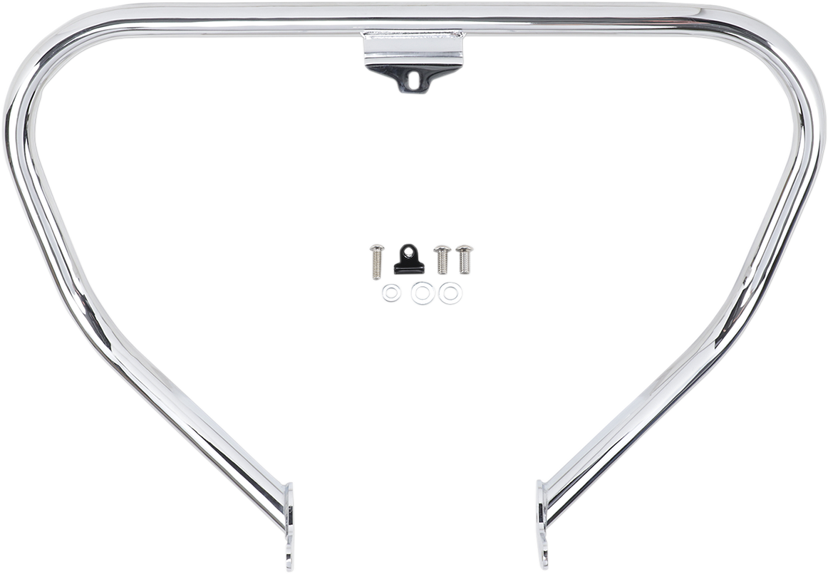 Cobra V-Bend Freeway Bar (Highway Bar) - Chrome - Softail