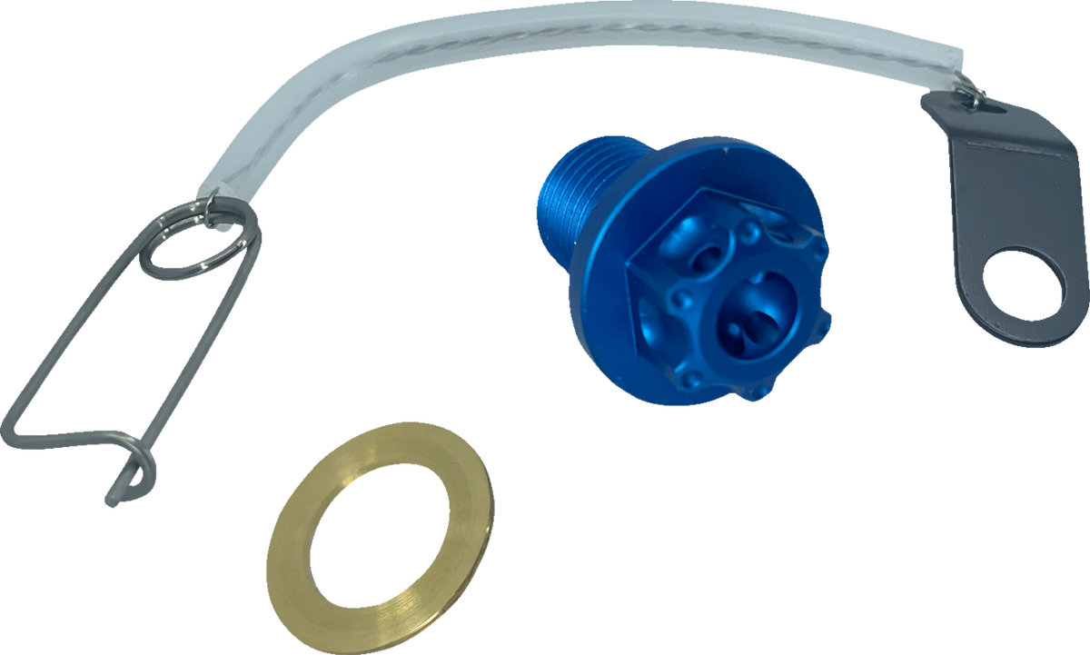 PSR Magnetic Drain Plug - M12 X 1.25 X 17 MM - Blue - Kawasaki | Suzuki