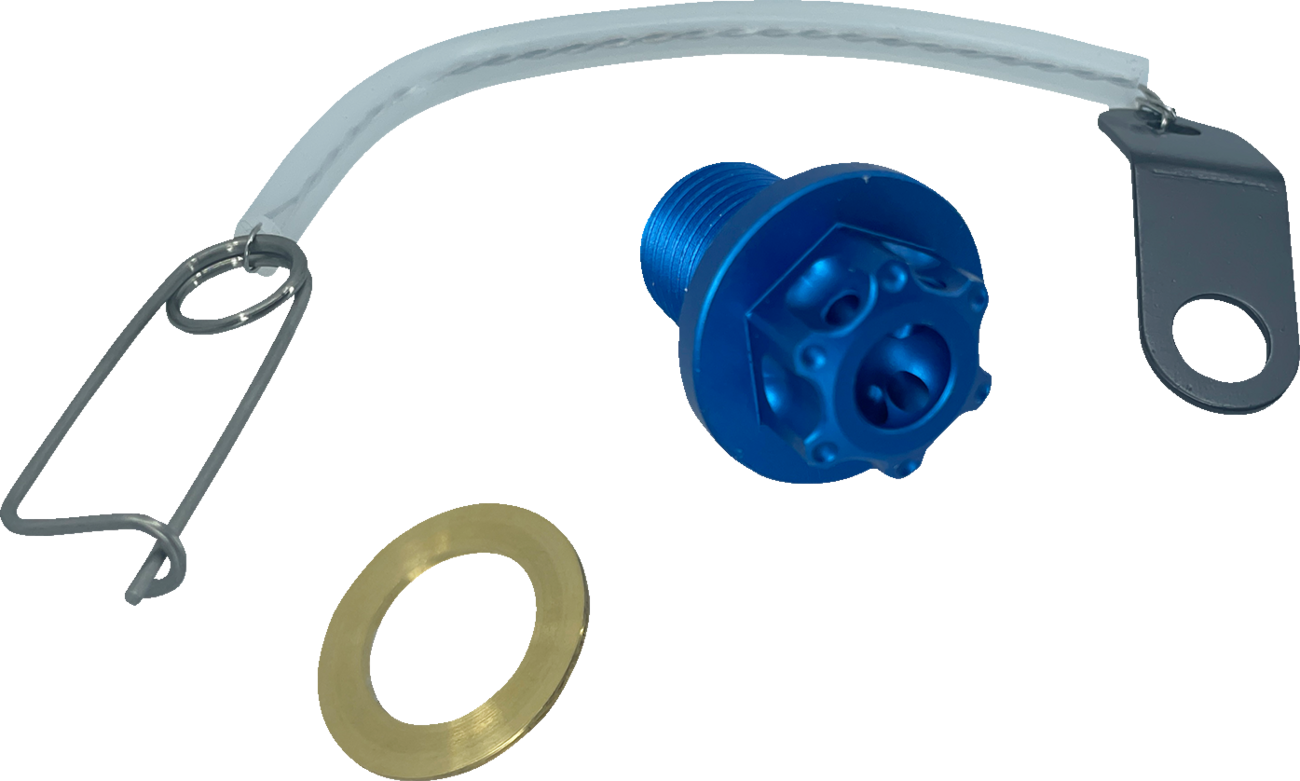 PSR Magnetic Drain Plug - M12 X 1.25 X 17 MM - Blue - Kawasaki | Suzuki