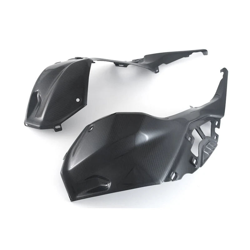 Fullsix Carbon Fiber Tank Side Fairing Set With Insert For BMW S1000RR M1000RR