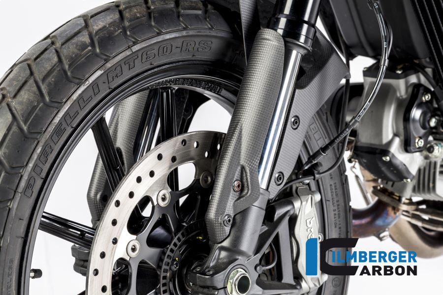Ilmberger Carbon Fork Leg Guard Left Ducati Scrambler 2016 - Matte