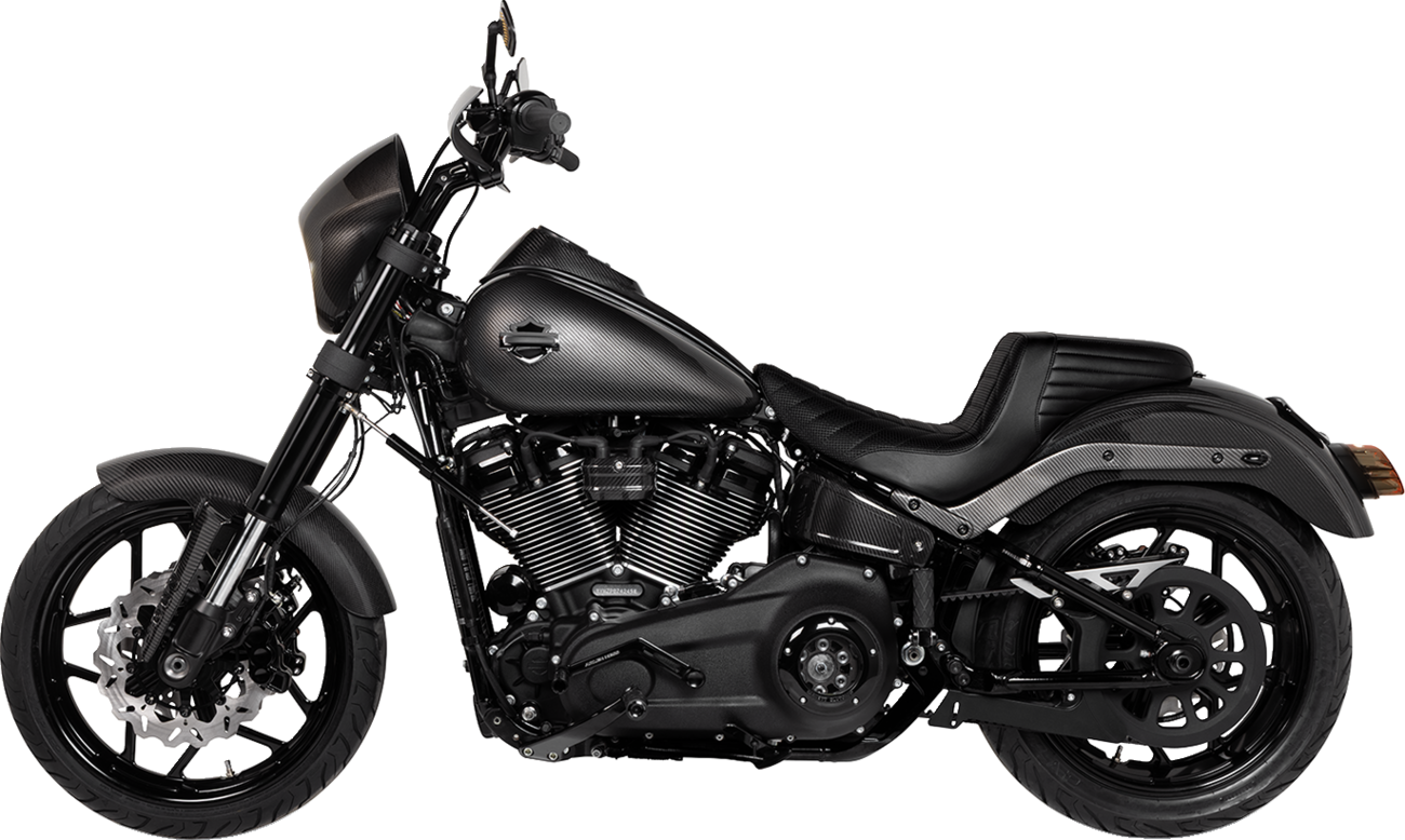 Saddlemen Rear Fender - Carbon Fiber/Gloss - FXLR/S/ST