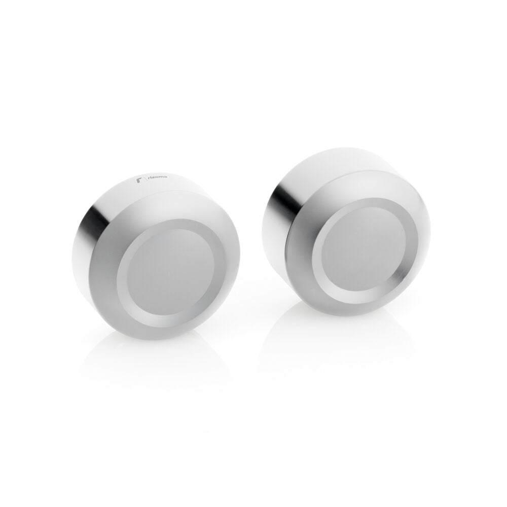 Rizoma Rear Axle Nut Covers - silver