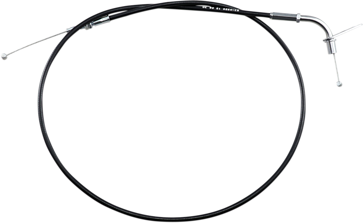 Motion Pro Black Vinyl Throttle Cable - Pull - '85-'03 EN450/500