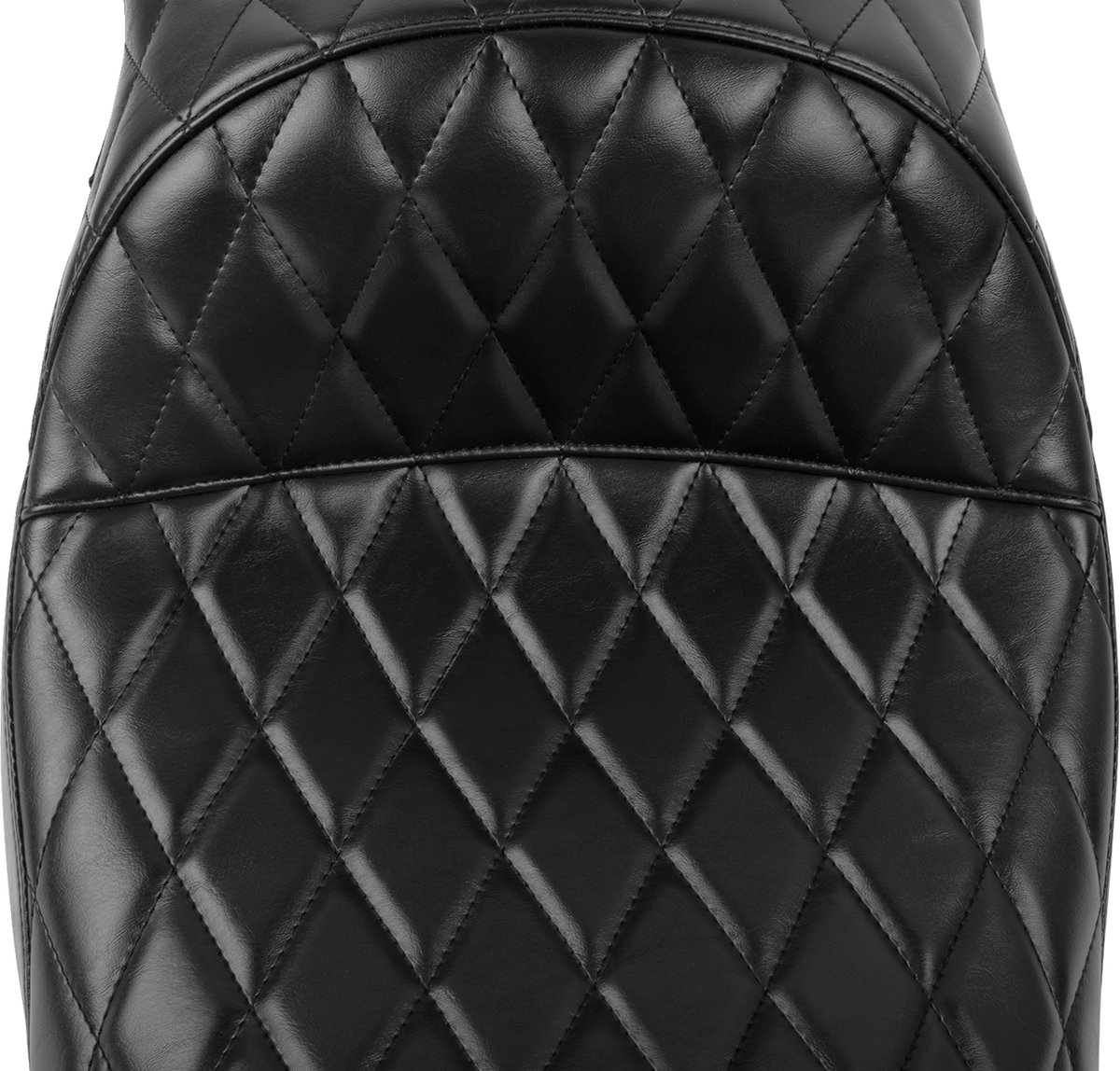Le Pera Maverick Seat - Without Backrest - Diamond Stitch - Black - FLH/FLT '23-'25