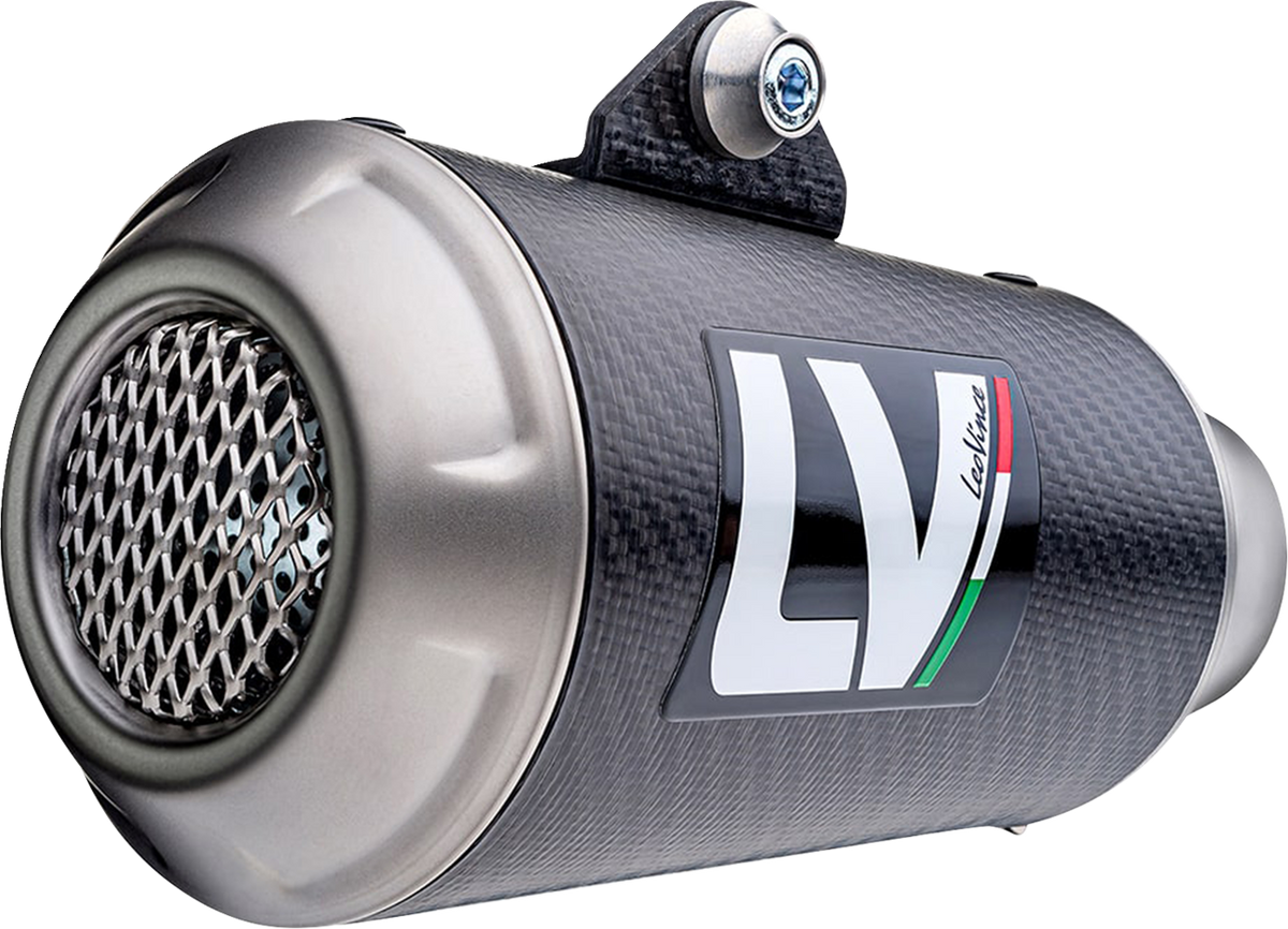LeoVince LV-10 Slip-On Muffler - Carbon Fiber