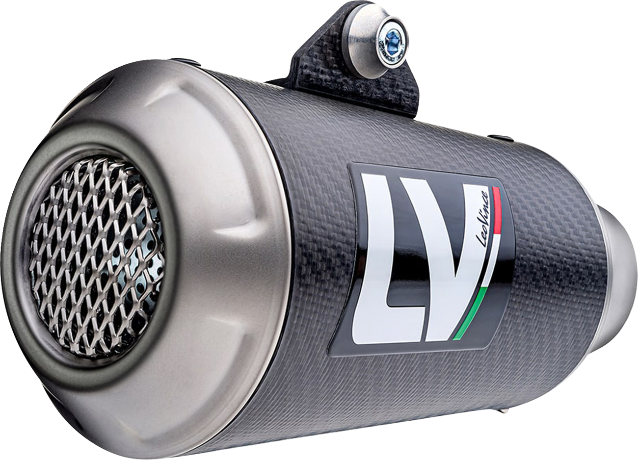 LeoVince LV-10 Slip-On Muffler - Carbon Fiber