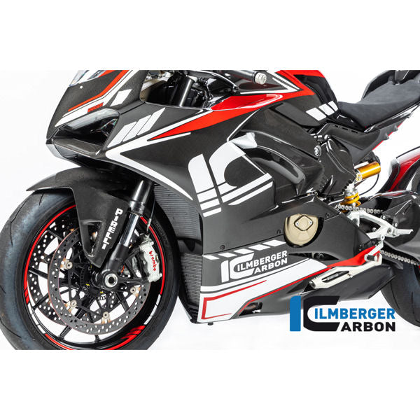 Ilmberger Carbon Fiber Left Side Fairing For Ducati Panigale V4 V4S Speciale