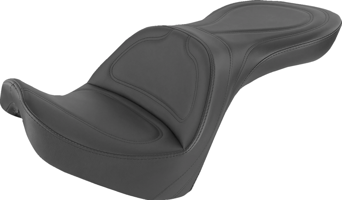 Saddlemen Seat - Explorer™ - Without Backrest - Stitched - Black - FXSTD '00-'07
