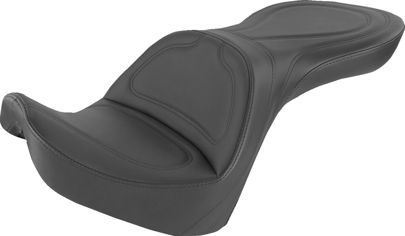 Saddlemen Seat - Explorer™ - Without Backrest - Stitched - Black - FXSTD '00-'07