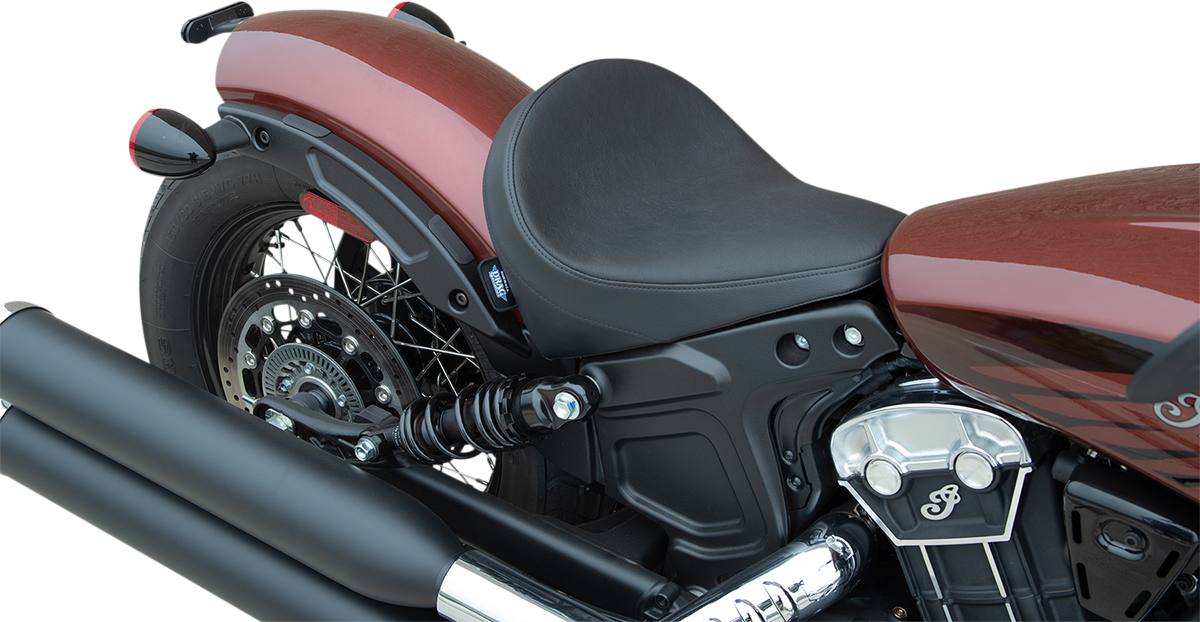 Drag Specialties Seats 3/4 Solo Seat - Black - Vinyl