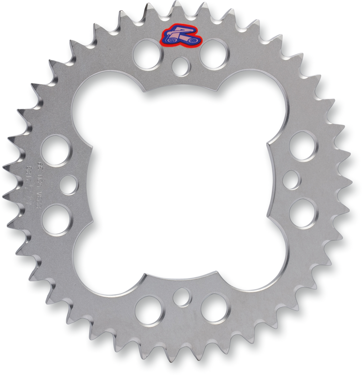 Renthal Rear Sprocket - Aluminum - 36 Tooth - Silver - Honda