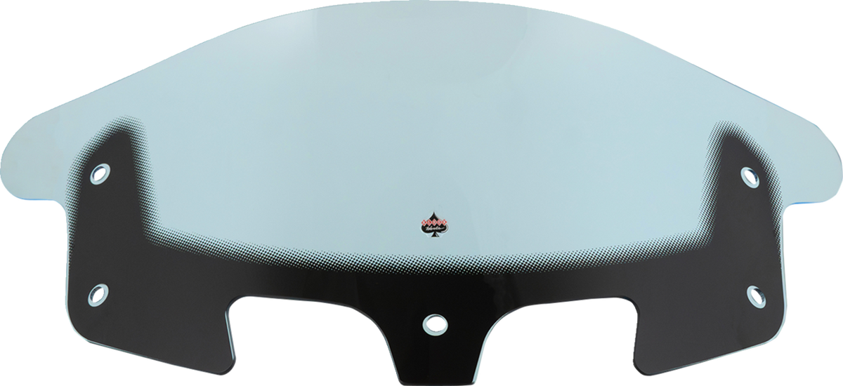 Klock Werks Ice Flare® Windshield - 10" - Blue Ice - '14-'26 Indian