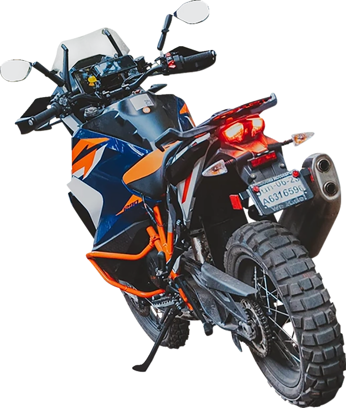 RAM Mounts Tough-Mirror™ - Side View - Oval - Black - Right