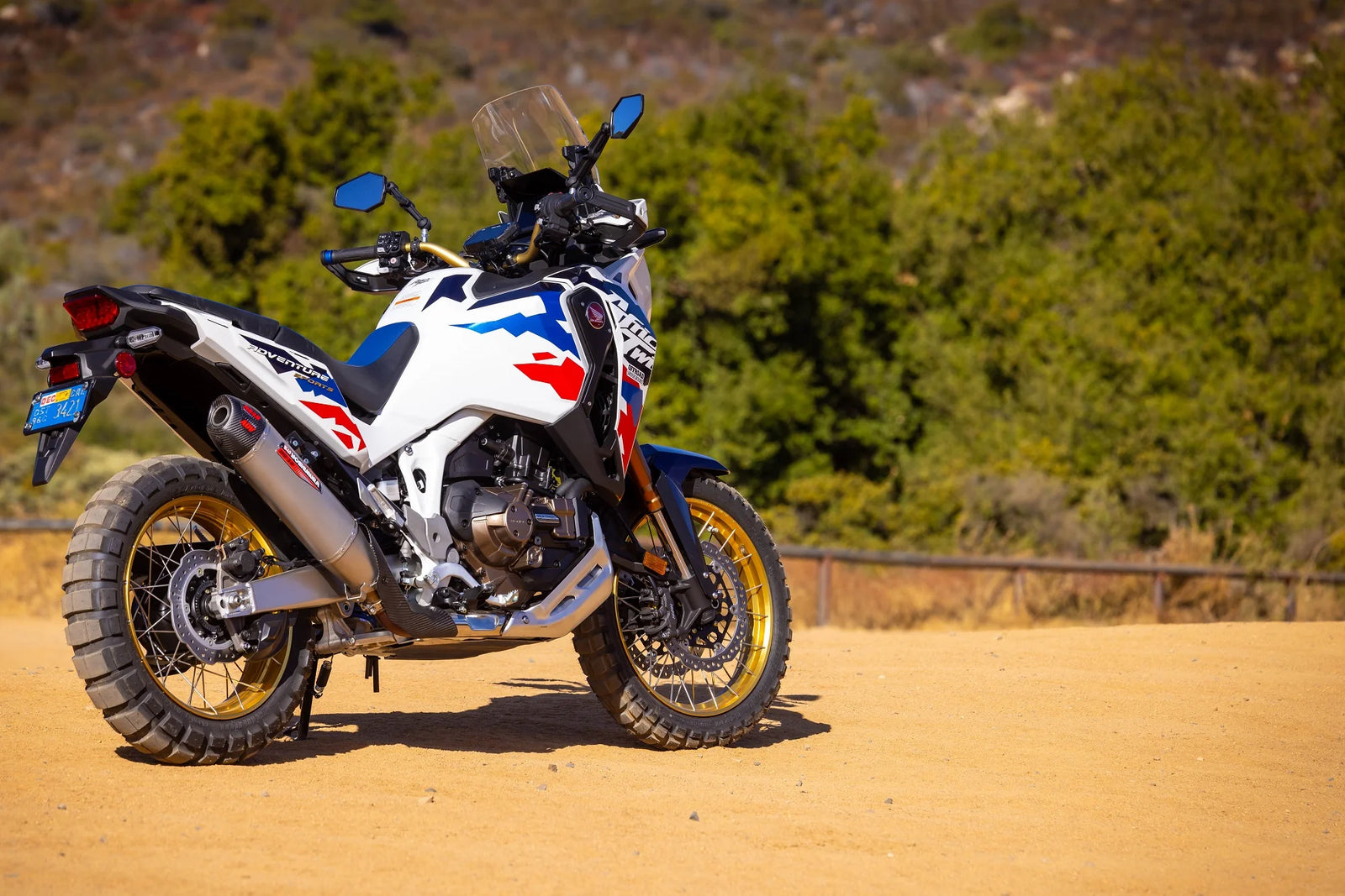 Yoshimura Africa Twin 20-26 RS-12 Stainless Slip-On Exhaust, W/ Stainless Muffler