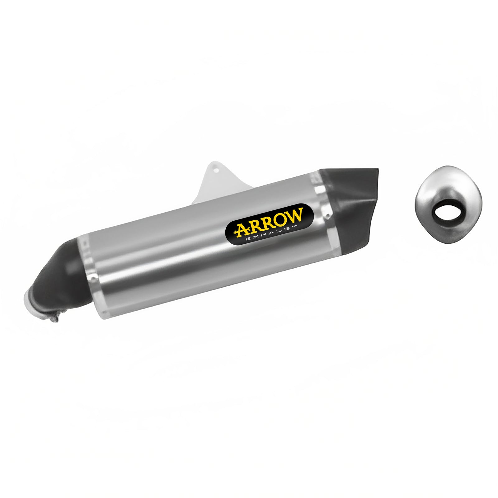 Arrow 71816AK Maxi Race-Tech Aluminium Slip On With Carbon End Cap