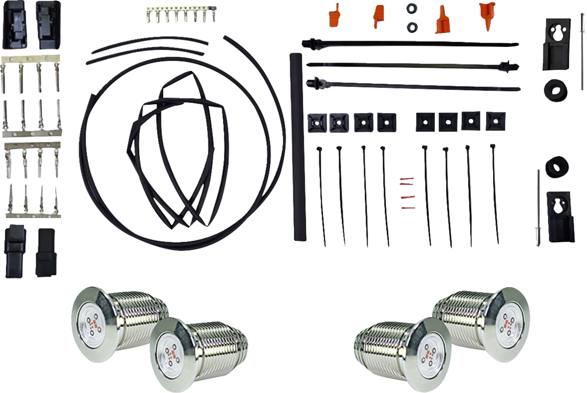 Paul Yaffe Bagger Nation Bag Bolts Taillight Kit With Thunder Bolts