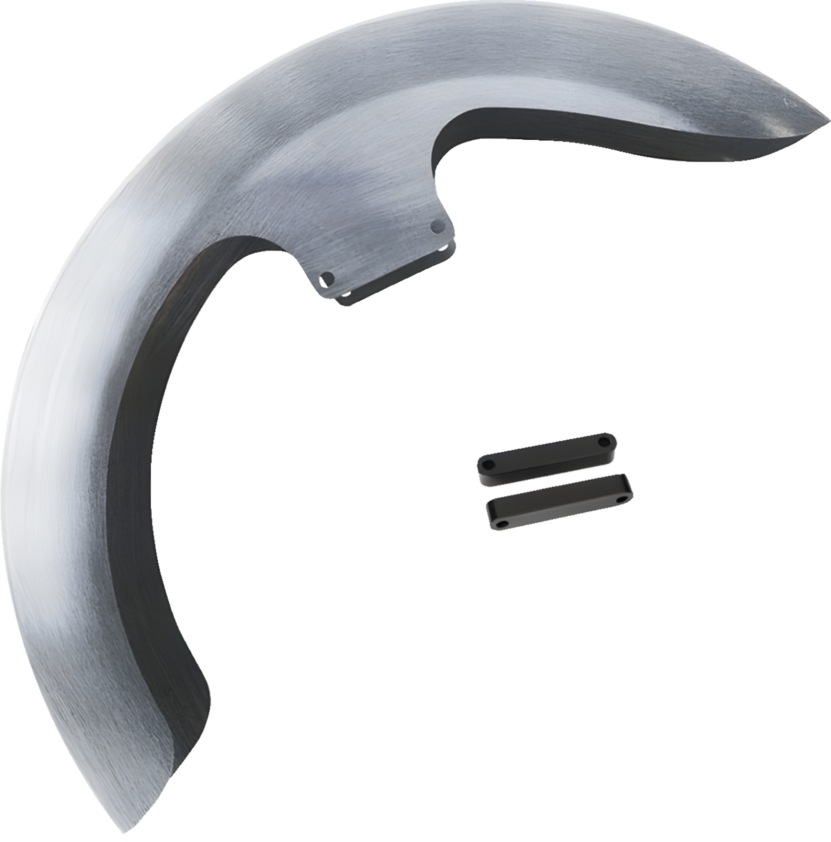 Paul Yaffe Bagger Nation Thicky Front Fender - OEM 16"-19" Wheel - With Black Adapters
