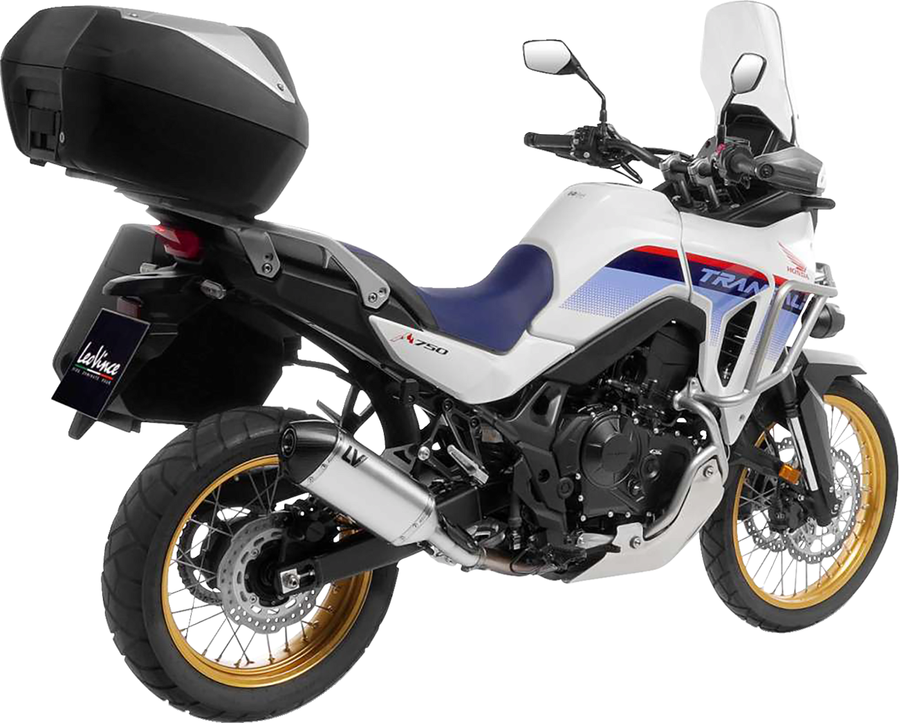 LeoVince LV-14 Slip-On Muffler - Stainless Steel - XL 750 Transalp