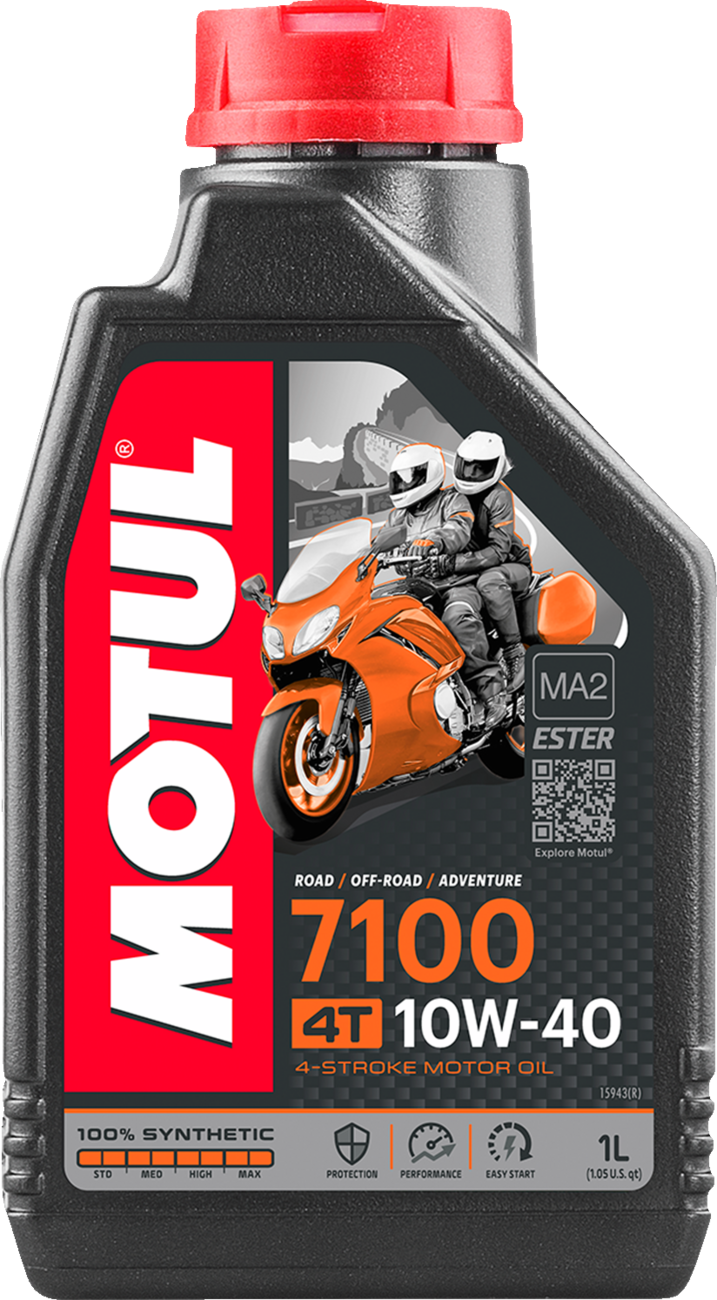 Motul 7100 4T Synthetic Oil - 10w-40 - 1L