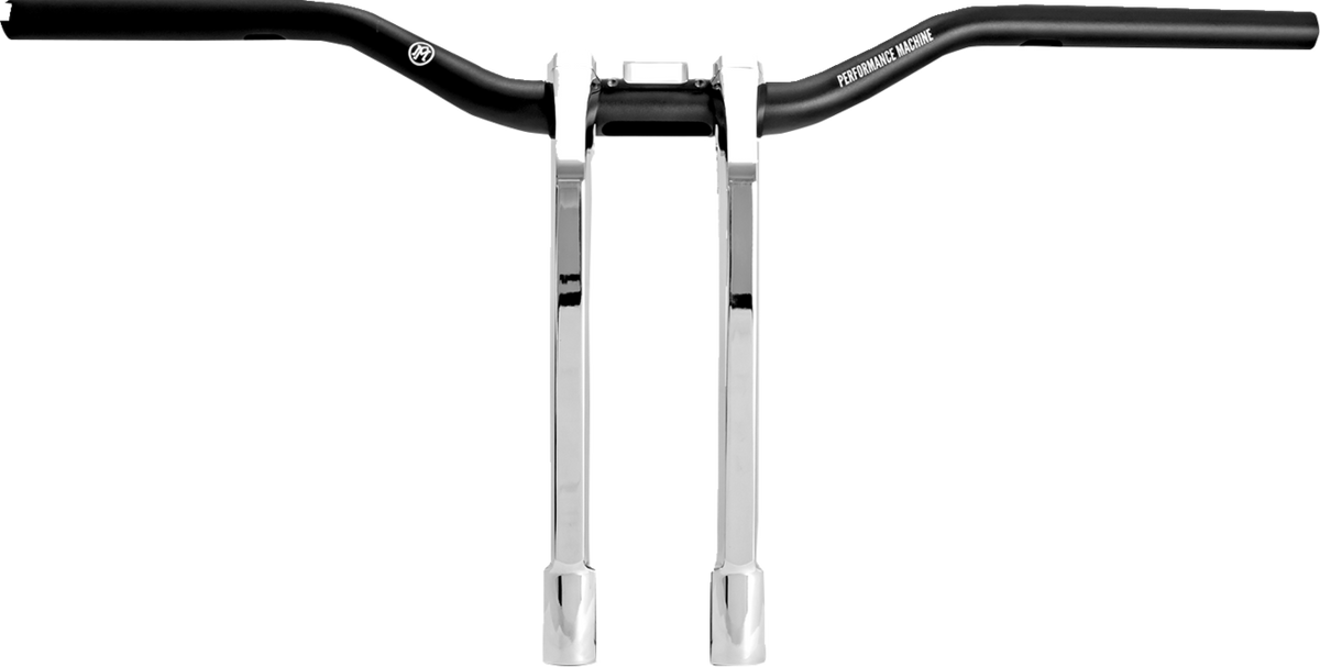 Performance Machine (PM) Phatbar & Riser Kit - Internal Wiring - 11-1/2" - Chrome