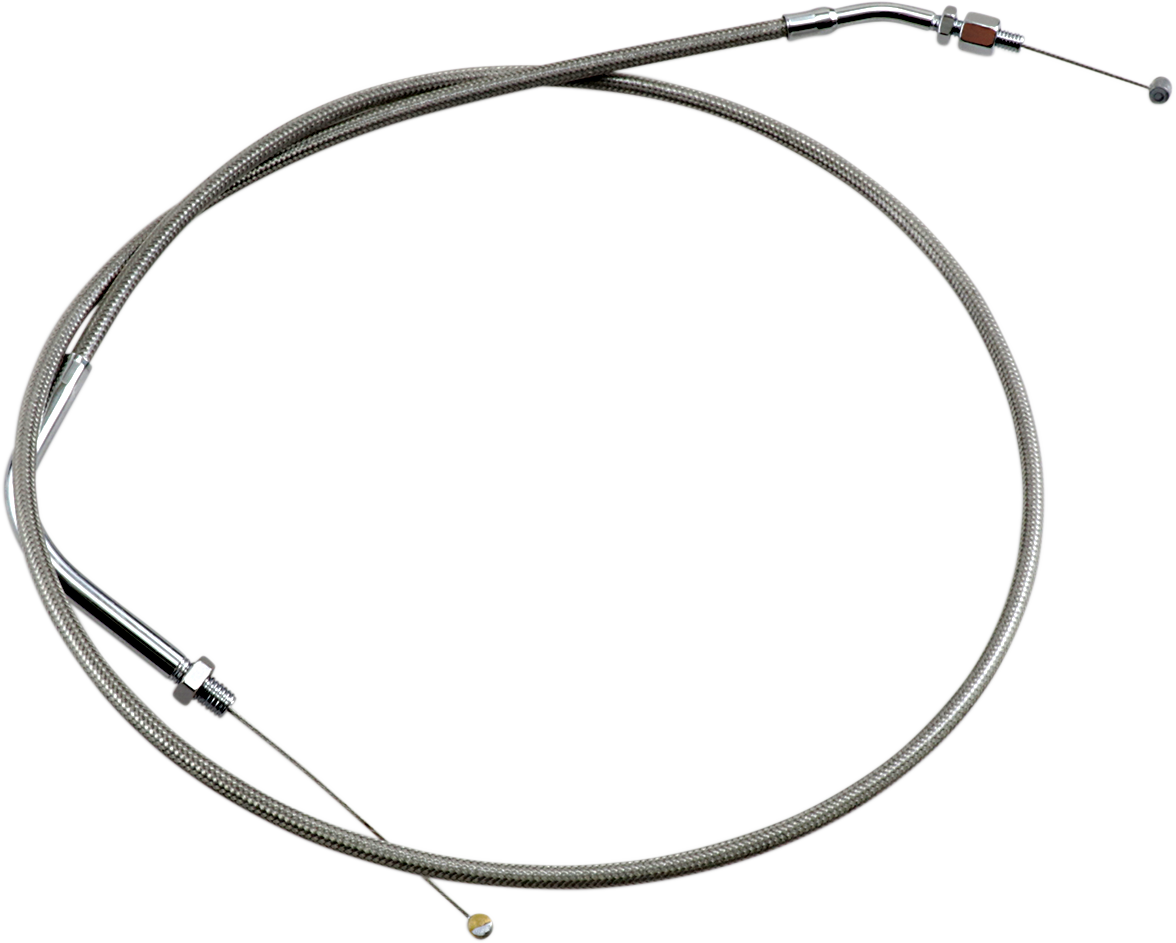 Motion Pro Armor Coat Stainless Steel Throttle/Idle Cable For Cruisers - Push - 1700 Road Star Warrior