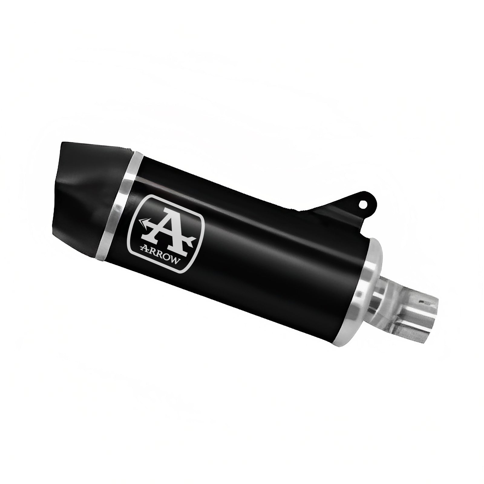 Arrow 71946AKN Indy Race Aluminium Dark Slip On With Carbon End Cap