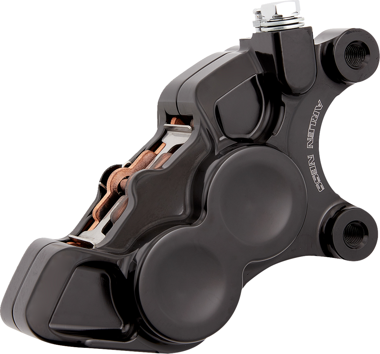 Arlen NESS 4-Piston Caliper - Front Right - 11.8" - Black