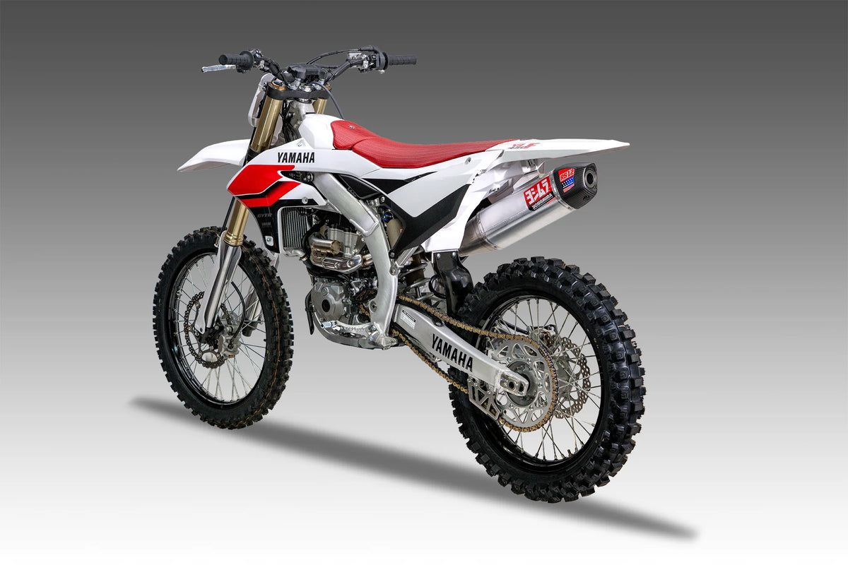 Yoshimura YZ450F 2026 RS-12 Stainless Titanium Full Exhaust, W/ Aluminum Muffler