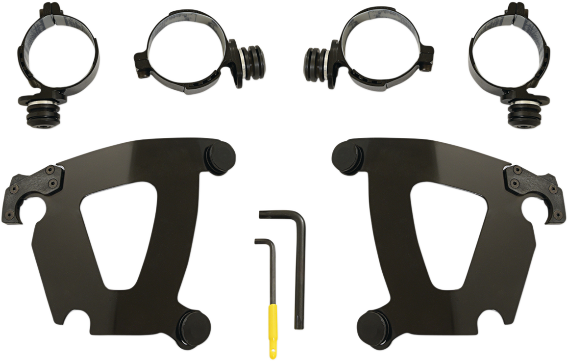 Memphis Shades Road Warrior Mounting Kit - Black - FX