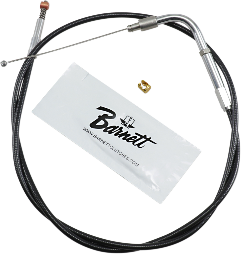 Barnett Black Vinyl Idle Cable - +3" Size - 34" Length