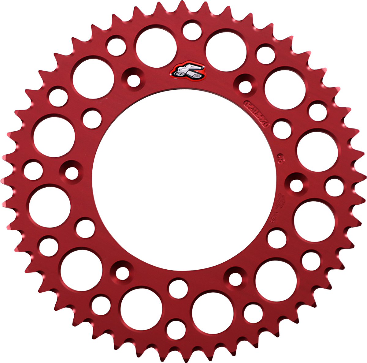 Renthal Rear Sprocket - Aluminum - 48 Tooth - Red - Honda