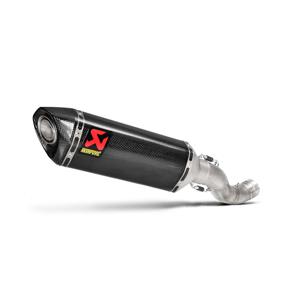 Akrapovic Carbon Fiber Slip-On Exhaust for Aprilia RSV4 RR 1100 Factory