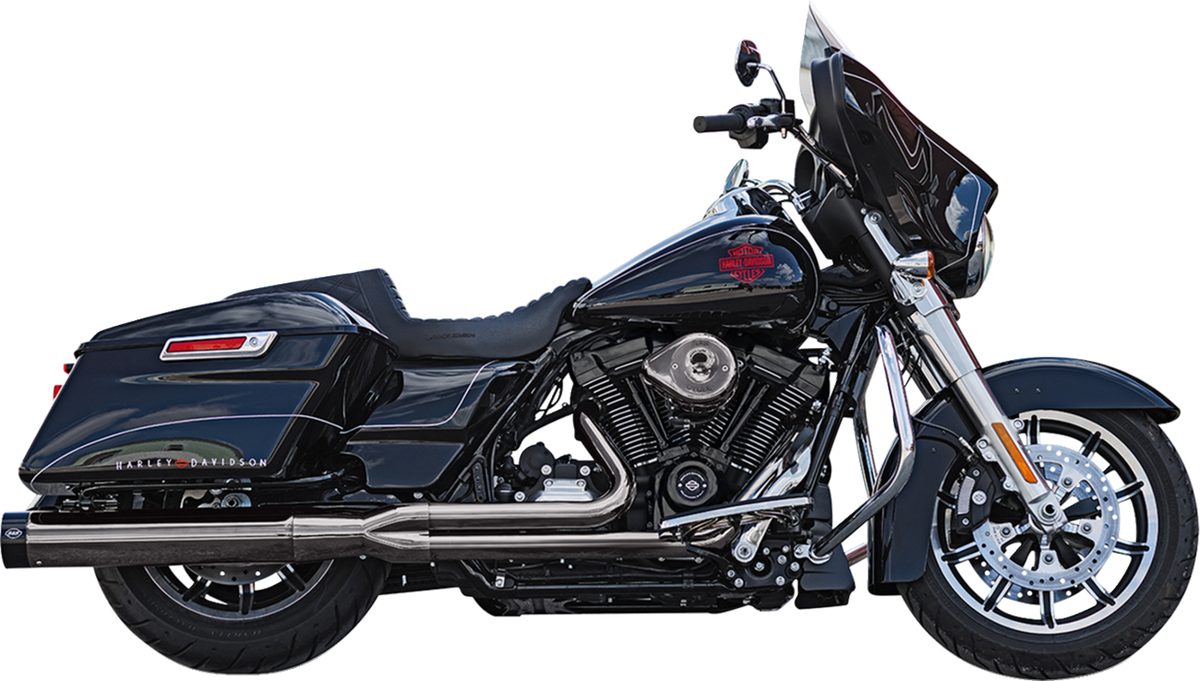 S&S Cycle 2-Into-1 Sidewinder® Exhaust System - Lava Chrome - 50-State - M8