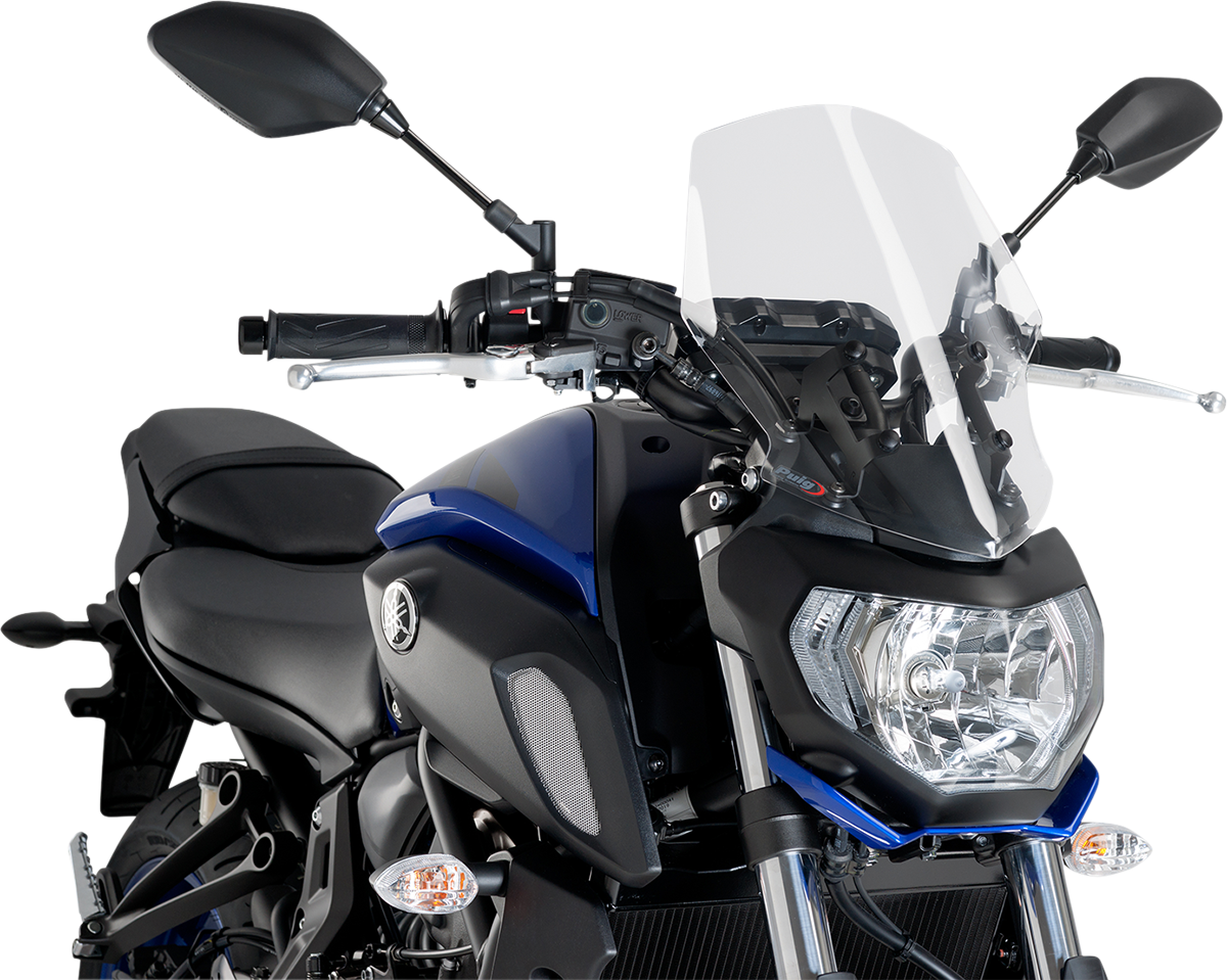 PUIG HI-Tech Parts Race Windscreen - 14-1/4" - Clear - Tour - Yamaha