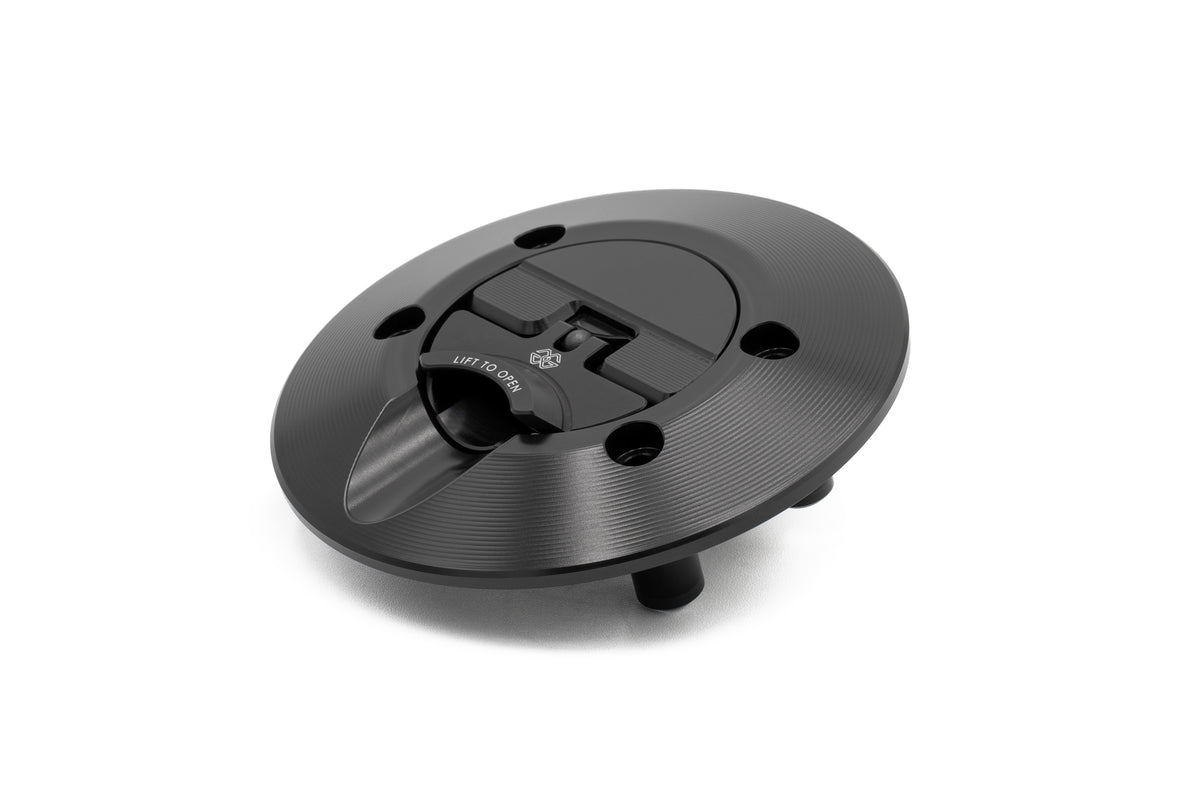 Gilles Tooling FCAP2 – Quick-Release Fuel Cap, Black