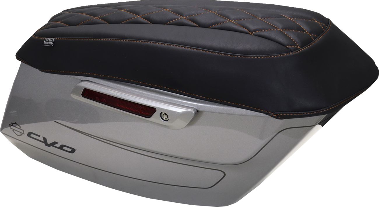 Mustang Deluxe Diamond Saddlebag Lid Covers