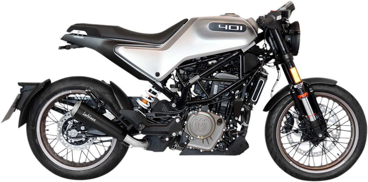 LeoVince GP One Slip-On Muffler - Svartpilen/Vitpilen 401