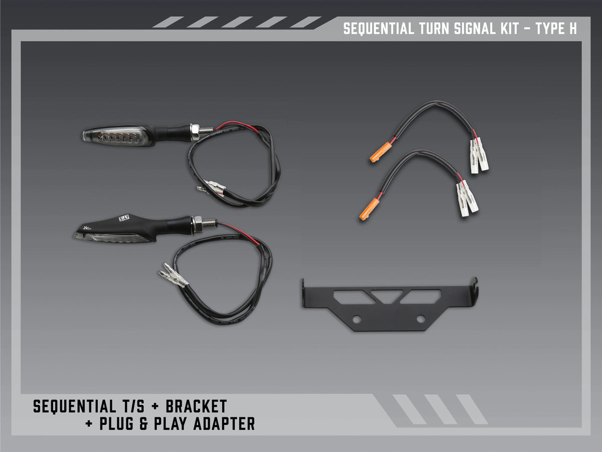 Yoshimura Type H Sequential Signal Kit For V2 Fender Eliminators