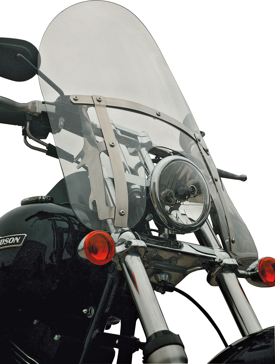 Klock Werks Billboard Flare® Windshield - 18" - Clear - '88-'26 Harley-Davidson®