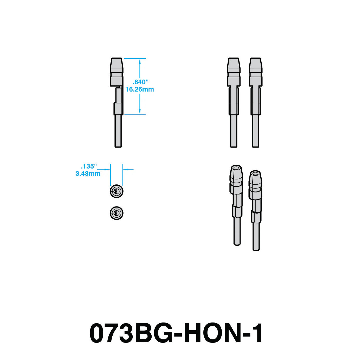 Yoshimura Plug-N-Play Turn Signal Adapters For HONDA (STYLE 1)